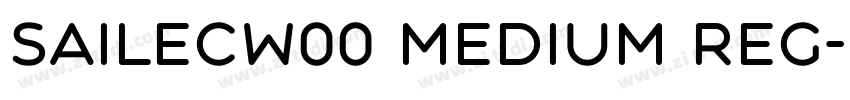 SailecW00 Medium Reg字体转换